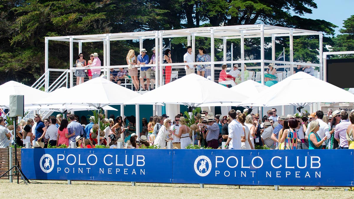 Travel to the Portsea Polo in a luxury maxi cab or limousine