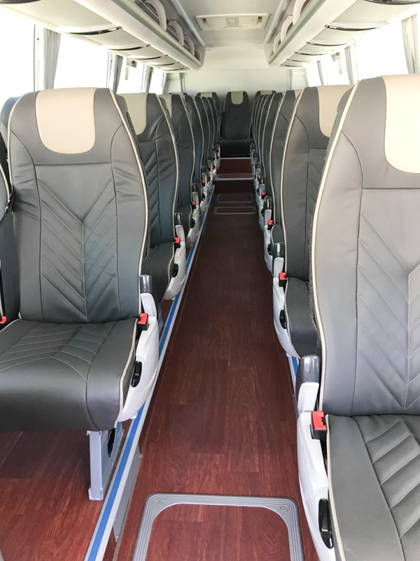 35 seater bus interior